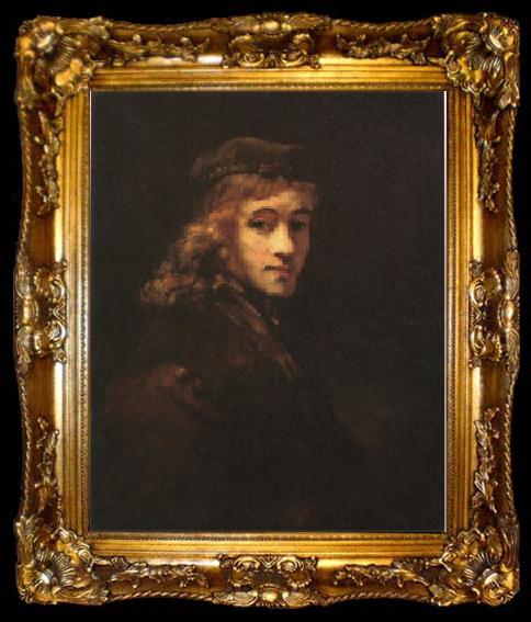 framed  Rembrandt Peale Portrait of Titus The Artist